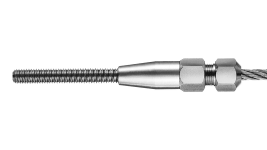 Filetage extérieur pas à gauche