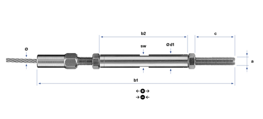 Douille de serrage avec filetage extérieur LT2