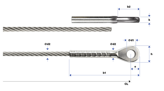 Oeillet à sertir sois-même
